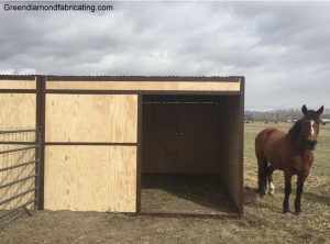 portable horse loafing shed kits with delivery