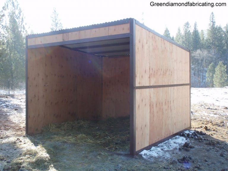 Portable horse loafing shed kits with delivery